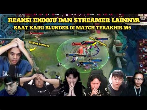 Semua Streamer Kecewa Onic Gagal Juara M Reaction Streamer Onic Vs Ap