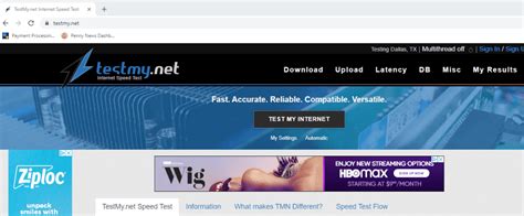Internet Speed Test