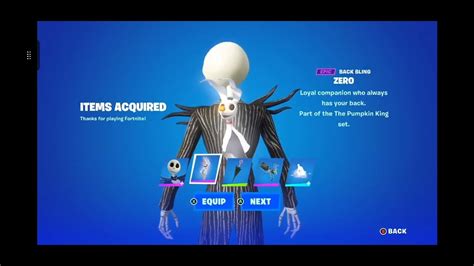 Jack Skellington Bundle Fortnite Season 4 Youtube