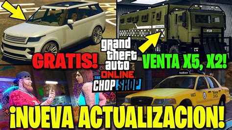 Gran ACTUALIZACION En GTA5 Online PAGOS X5 NUEVO VEHICULO DOBLE