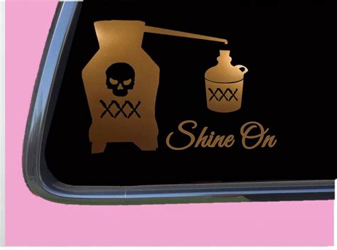 Moonshine Sticker Decal Tp 1250 Vinyl Shine On Shiner Still Etsy