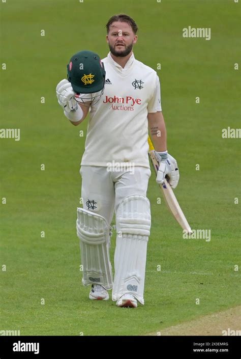 Birmingham ENGLAND 26 April 2024 Ben Duckett Of Nottinghamshire