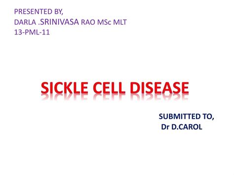 Final Ppt Sickle Cell Ppt