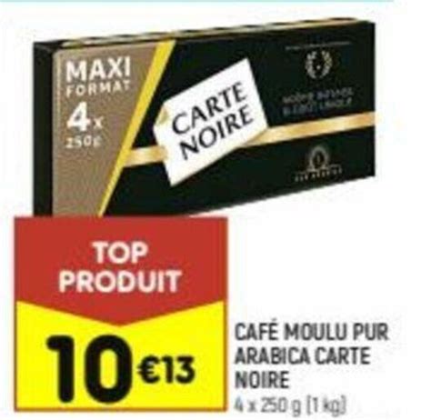 Promo Caf Moulu Pur Arabica Carte Noire Chez Leader Price