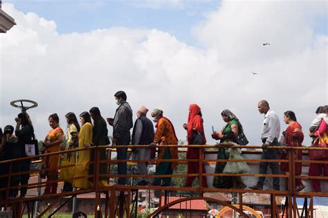 In Pictures Devotees Throng Pashupatinath Temple On First Monday Of