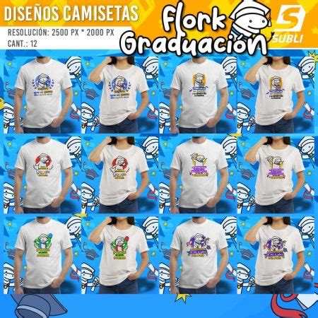 Dise Os Plantillas Para Sublimar Camisetas Flork Graduaci N