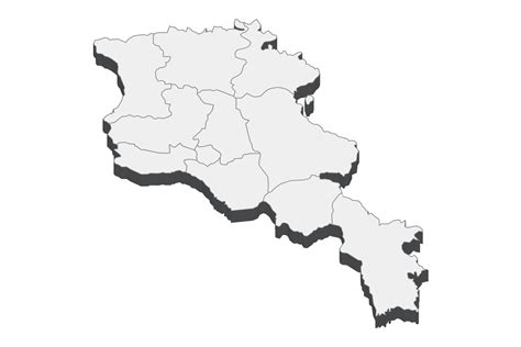 Ilustración de mapa 3d de armenia 12025127 PNG