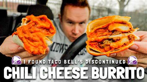 I Found The Discontinued Taco Bell Chili Cheese Burrito Youtube