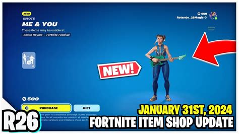 Fortnite Item Shop New Me And You Emote Lego Styles And More January