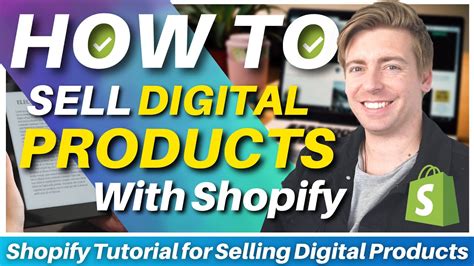 How To Sell Digital Products On Shopify Youtube