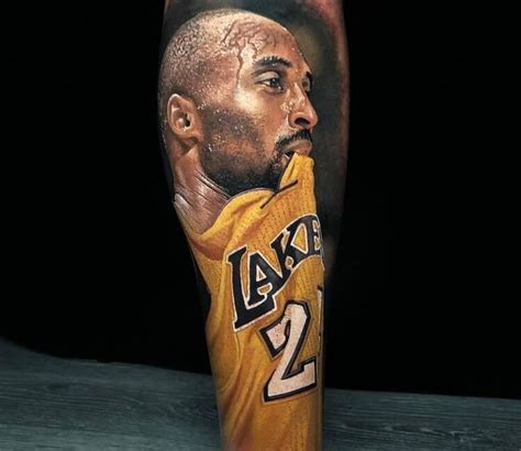 Kobe Bryant Tattoo By Steve Butcher Post Kobe Bryant Tattoos