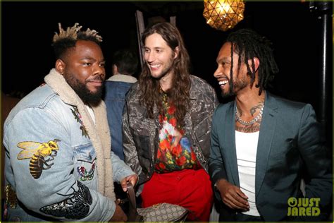 Donald Glover Rocks Bleached Blonde Beard At Ludwig Goransson S Grammy Celebration Photo