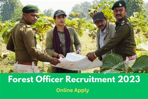 Forest Officer Recruitment 2023 Online Apply For Various Posts, Age ...