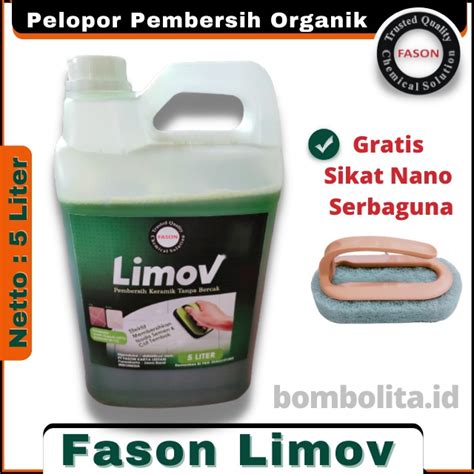 Jual Pembersih Keramik Noda Semen Fason Limov 5Liter Shopee Indonesia