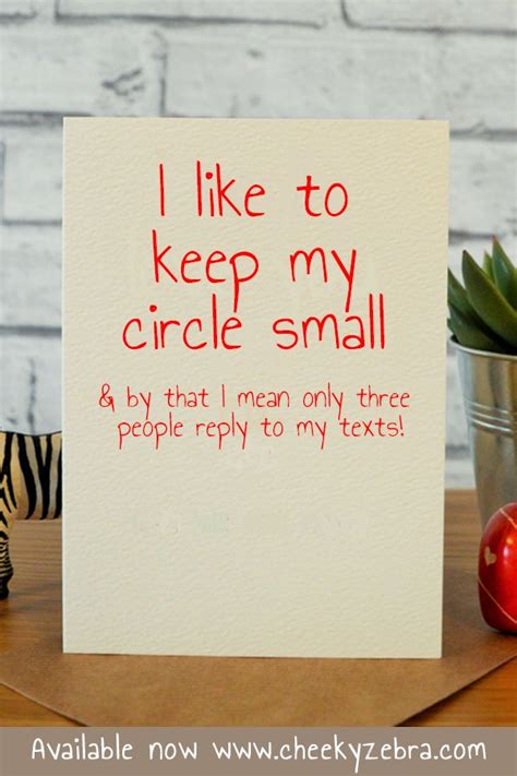 Funny Sarcastic Birthday Card Perfect For Your Introverted Best Friend