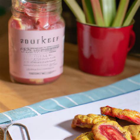 Rhubarb And Strawberry Cookies Recipe
