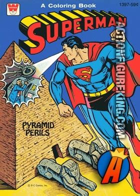 Superman Pyramid Perils Whitman Coloring Book