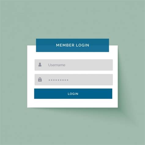 page  login template  vectors psds