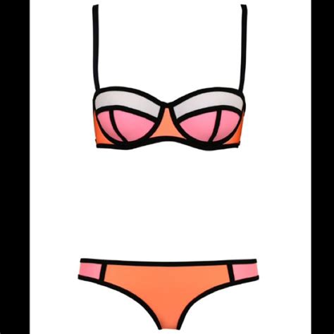 Triangl Poppy Peach Soda Bikini Womens Fashion Swimwear Bikinis