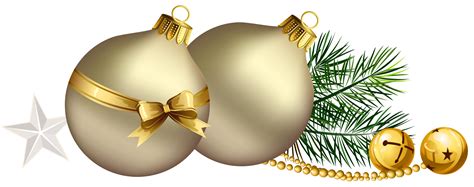 Gold Christmas Ball Png