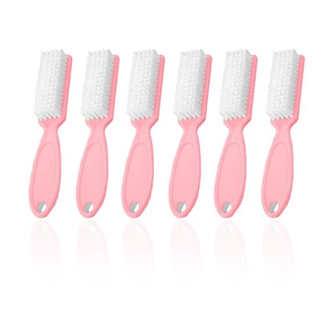 Amazon SQULIGT 6Pcs Nail Brush For Cleaning Fingernails Handle