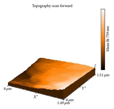 AFM Images Of Mild Steel A Polished Metal B 1 M H2SO4 Solution