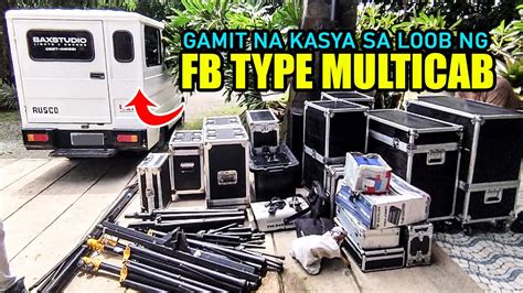 Mga Gamit Na Kasya Sa Loob Ng Suzuki FB Type Multicab YouTube