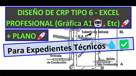 Diseño de Cámara Rompe Presión Tipo 6 Excel Profesional YouTube