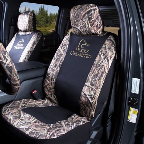 Ducks Unlimited Neoprene Low Back Seat Cover