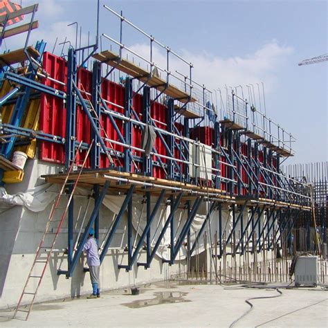 China Steel Wood Zulin Doka Formwork Single Side Climbing Dxb