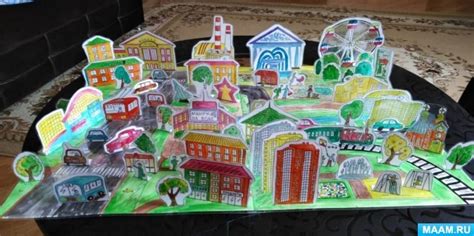 Макет города из бумаги своими руками (10 фото). Воспитателям детских ...