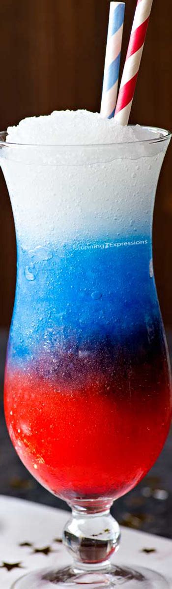 Red White And Blue Vodka Lemonade Slush Stunning Expressions