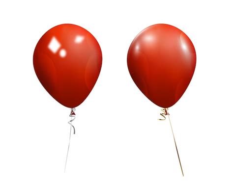 Premium Vector Set Of Helium Balloons Collection Of Realistic Ballons