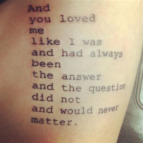 Once More Into The Fray Poem Tattoo