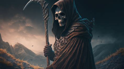 The Grim Reaper With Scythe X R Wallpapers