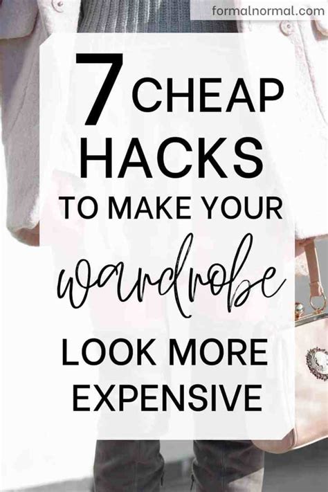 7 Ways To Make Your Wardrobe Look More Expensive Without Paying A Ton Formal Normal