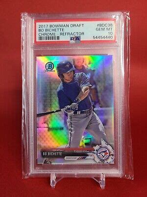 Bowman Draft Chrome Refractor Bo Bichette Bdc Psa Gem Mt Ebay