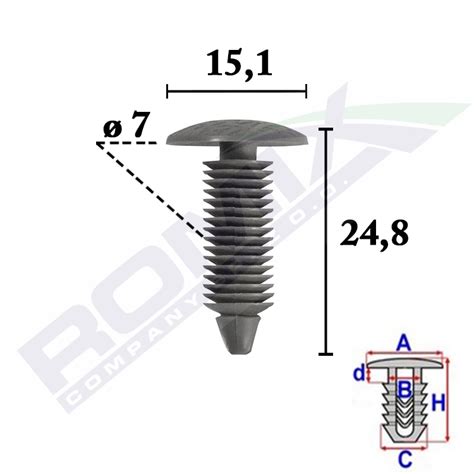 Spinka Tapicerska C70588 Katalog Dystrybutor Spinek Samochodowych