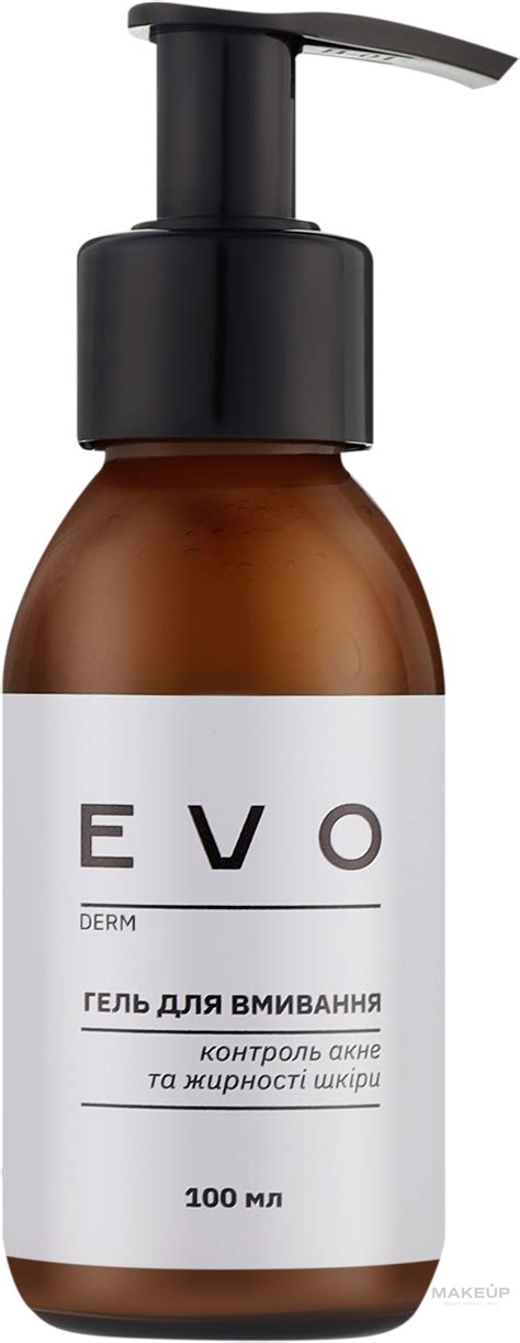 EVO derm - Гель для умывания "Контроль акне и жирности кожи": купить по ...
