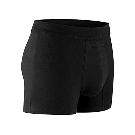 Protechdry Washable Urinary Incontinence Cotton Boxer Brief Underwear With Front Absorbent