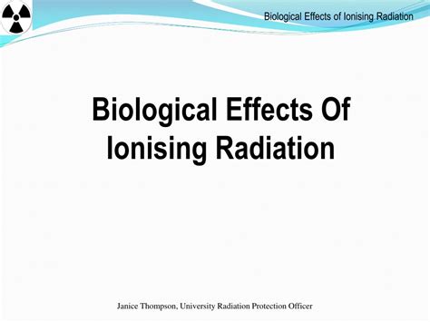 Ppt Biological Effects Of Ionising Radiation Powerpoint Presentation Id 9328100