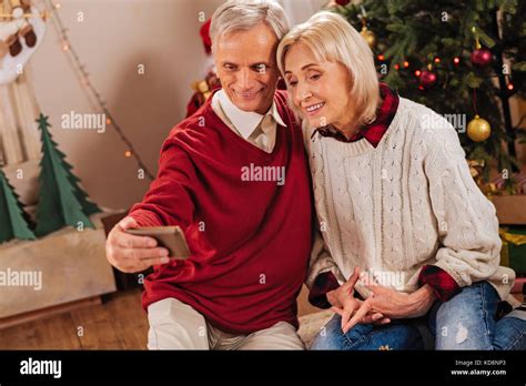 Charming Blonde Woman Expressing Positivity Stock Photo Alamy