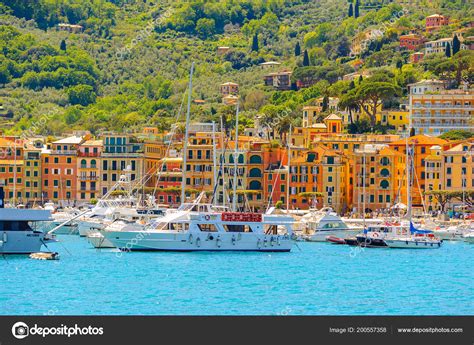 Santa Margherita Ligure Italy May 2015 Coast Ligurian Sea Santa Stock