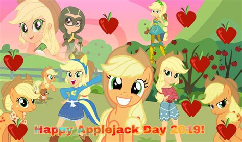 Happy Applejack Day 2019 By Darkvader2016 On Deviantart Applejack