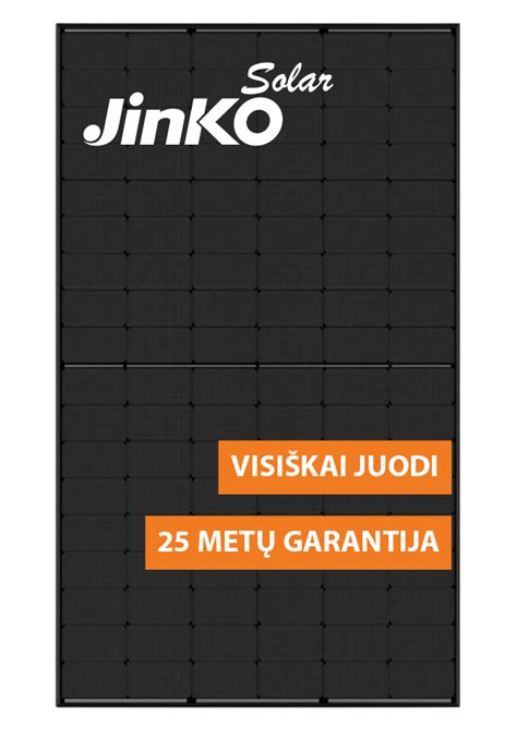 Saulės moduliai Jinko JKM430N 54HL4R B visiškai juodi n tipo UAB Solet