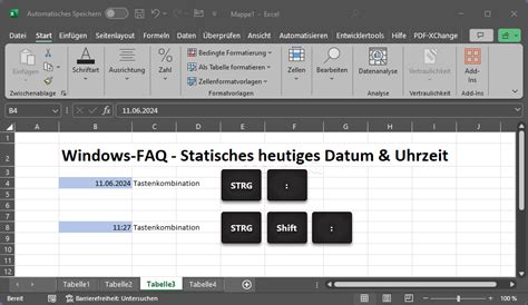 Excel Datum heute Schritt für Schritt Anleitung Windows FAQ