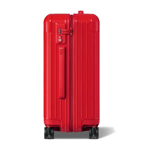 Essential Cabin Lightweight Carry On Suitcase Red Rimowa