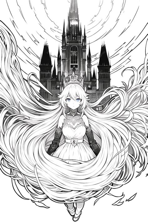 Premium Ai Image The Queen Of Hearts Anime Is Shown In This Illustration