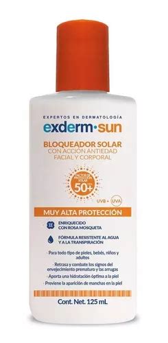 Exderm Sun Protector Solar Spf 50 125 Ml MercadoLibre