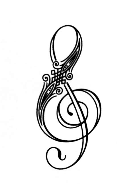 Treble Clef Drawing at GetDrawings | Free download